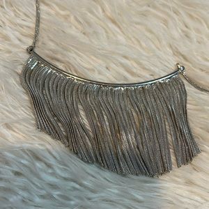 NWT Natasha Accessories - Silver Necklace - Costume Jewelry -